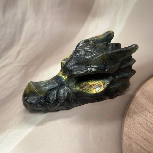 Labradorite Dragon Head