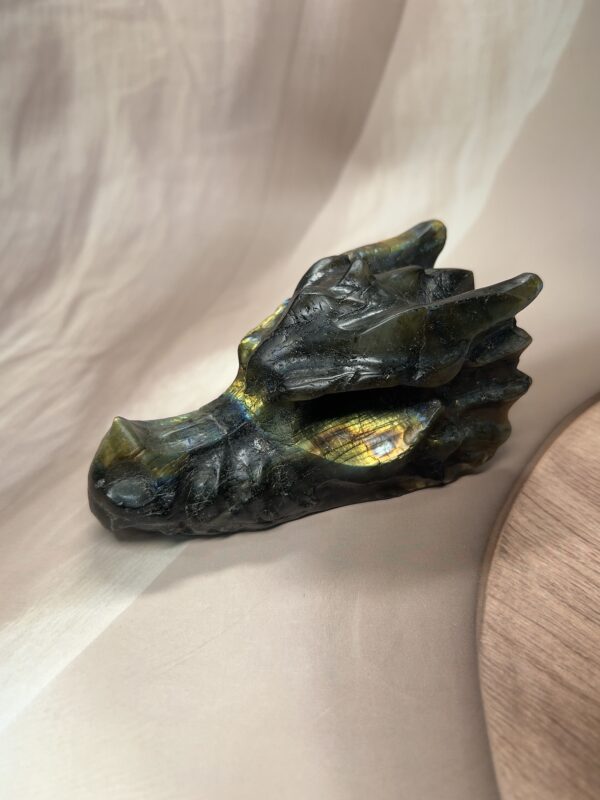 Labradorite Dragon Head