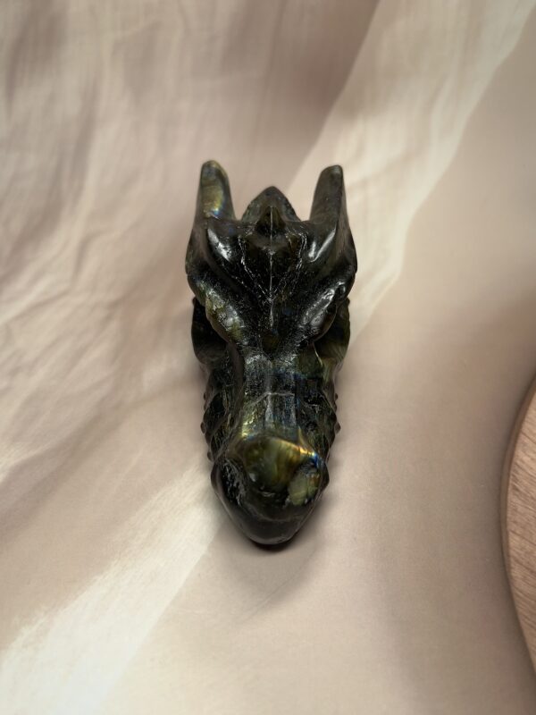 Labradorite Dragon Head