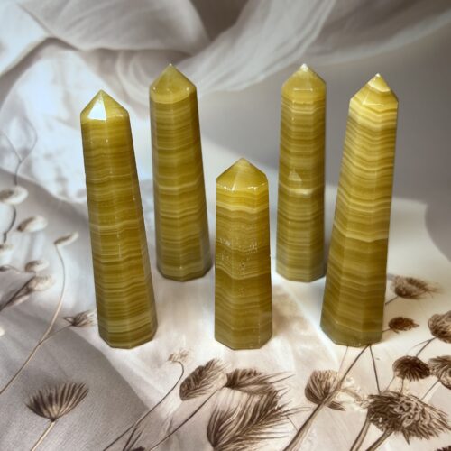 Yellow Calcite Tower