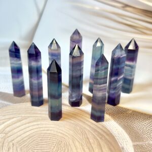 Quality Rainbow Fluorite Mini Tower