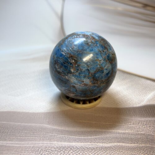 Blue Apatite Sphere
