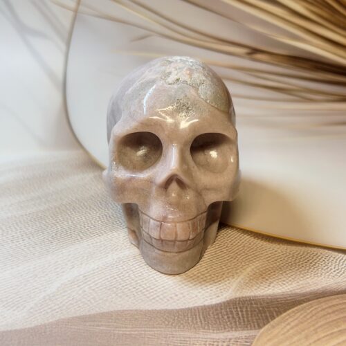 Pink Amethyst Skull