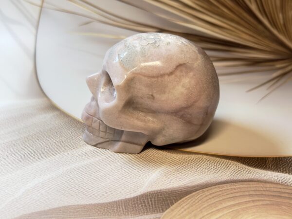 Pink Amethyst Skull