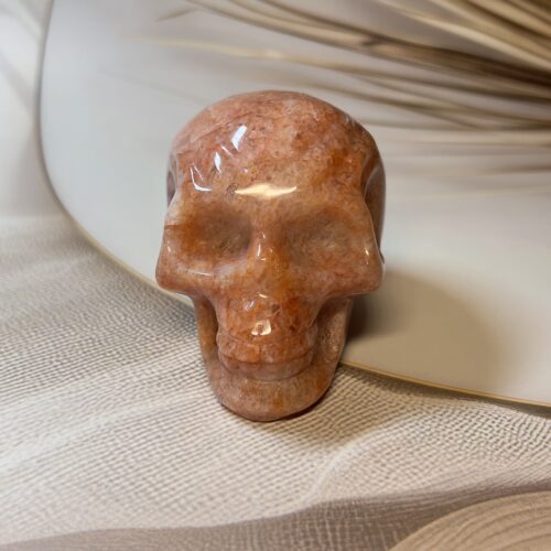 Fire Quartz Skull