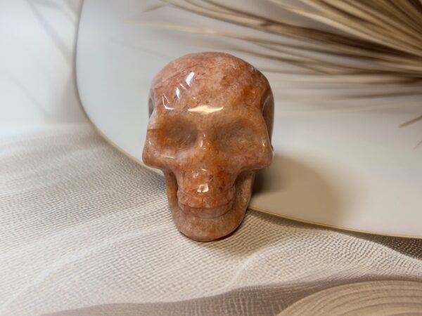 Fire Quartz Skull