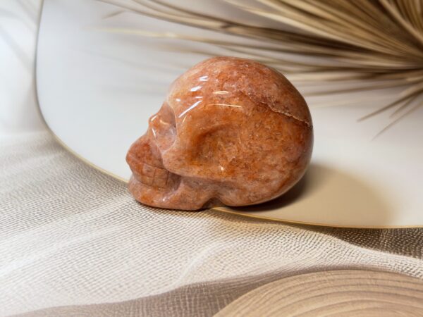 Fire Quartz Skull