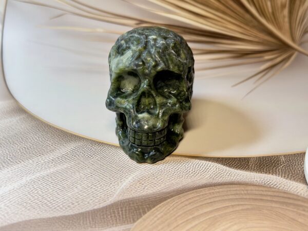 IMG_3626 Green Jade Flower Skull
