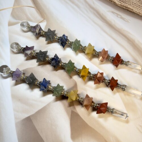 Seven Chakra Merkaba Star Wand