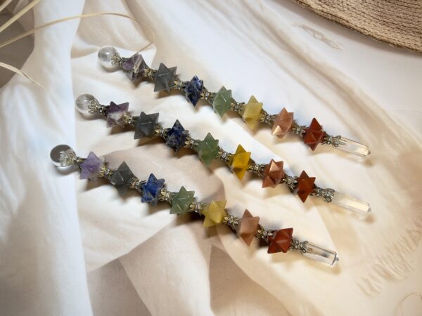 Seven Chakra Merkaba Star Wand