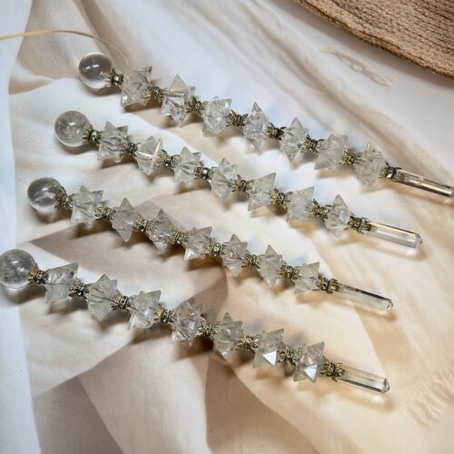Clear Quartz Merkaba Star Wand
