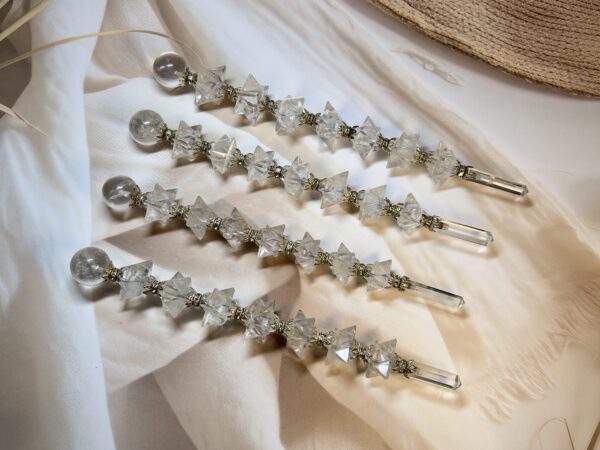 Clear Quartz Merkaba Star Wand