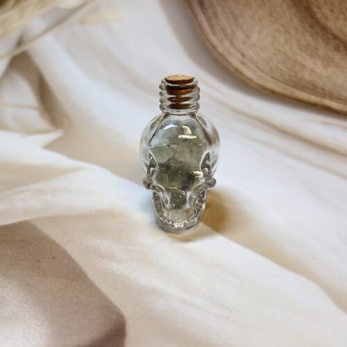 IMG_3691 Green Aventurine Skull Wish Bottle