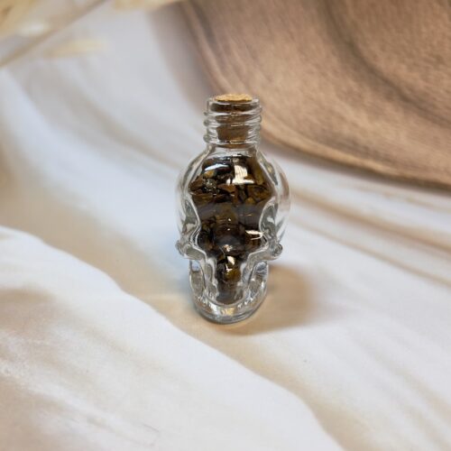 IMG_3695 Tiger Eye Skull Wish Bottle