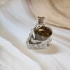 Tiger Eye Skull Wish Bottle