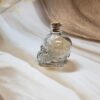 Clear Quartz Skull Wish Bottle