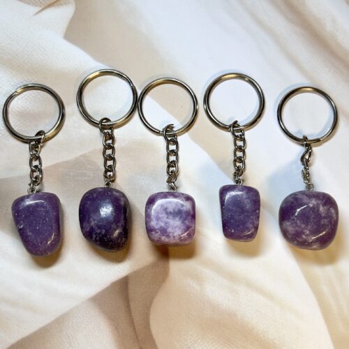 Lepidolite Keychain