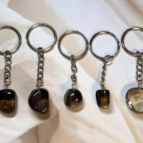 Smoky Quartz Keychain
