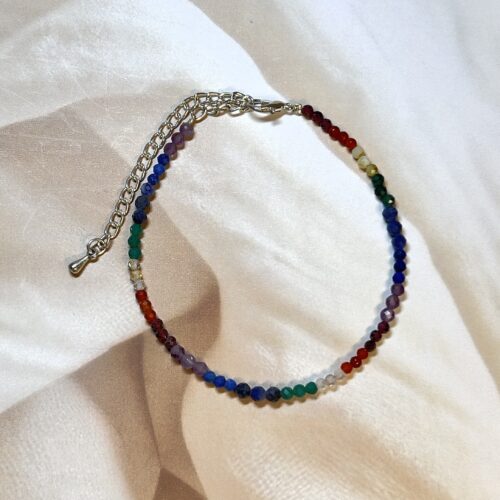 Seven Chakra Anklet