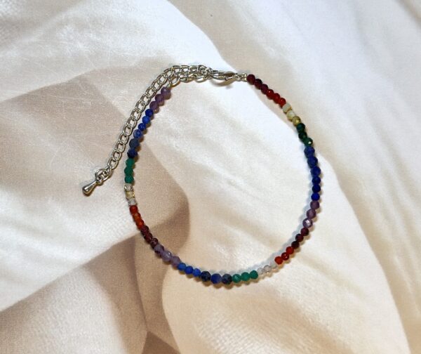 Seven Chakra Anklet