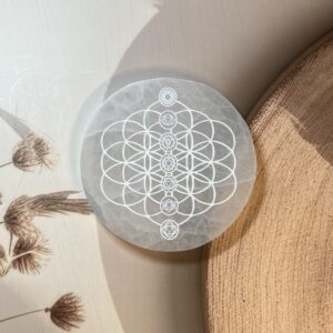 Selenite Plate (Moroccan)