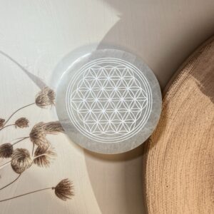 Selenite Plate (Moroccan)