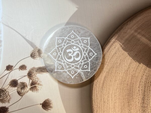 Selenite Plate (Moroccan)