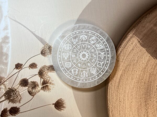 Selenite Plate (Moroccan)