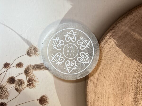 Selenite Plate (Moroccan)