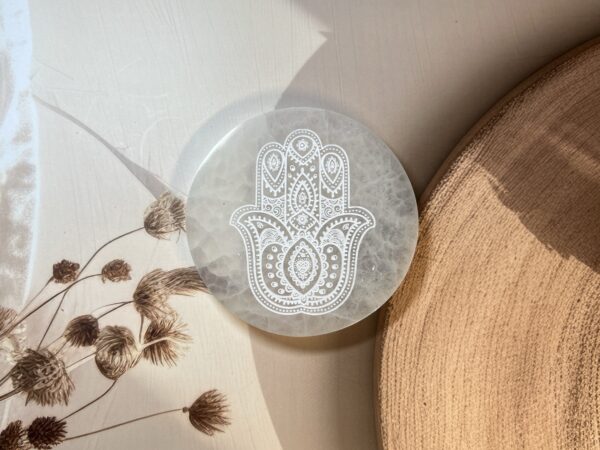 Selenite Plate (Moroccan)