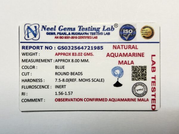 Aquamarine Mala