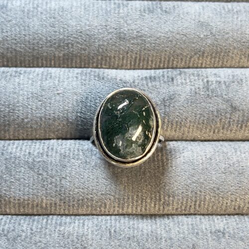 Moss Agate Ring