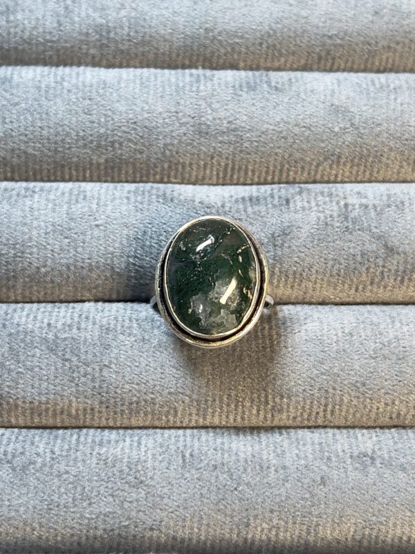 Moss Agate Ring