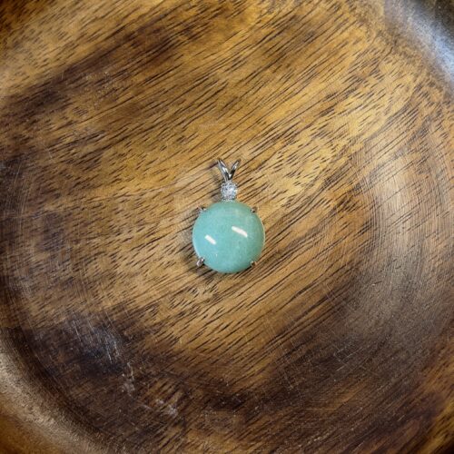 Green Aventurine Round Pendant