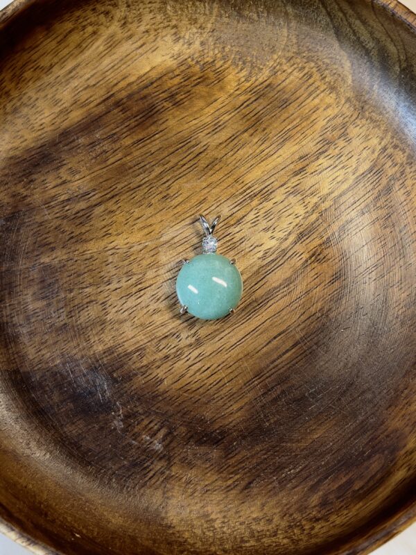 Green Aventurine Round Pendant
