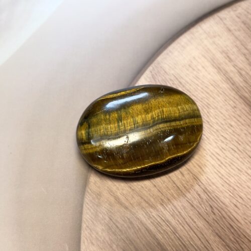 Tiger Eye Palm Stone