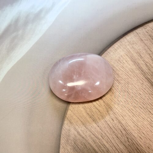 Rose Quartz Palm Stone