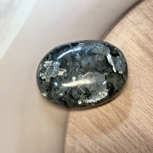 Larvikite Palm Stone 136 GM