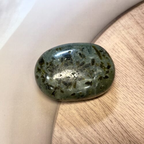 Prehnite Palm Stone