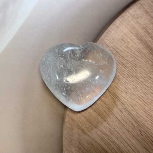Clear Quartz Heart