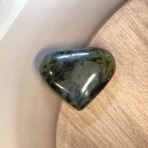 Labradorite Heart