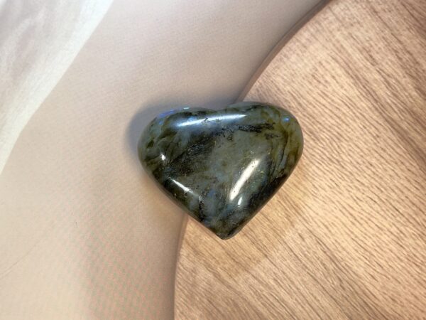 Labradorite Heart