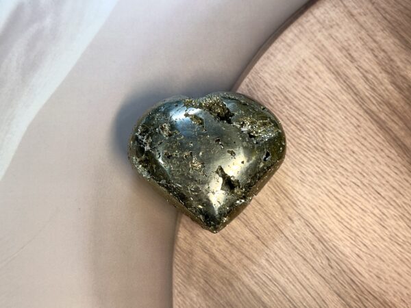 Peru Pyrite Heart 176 GM
