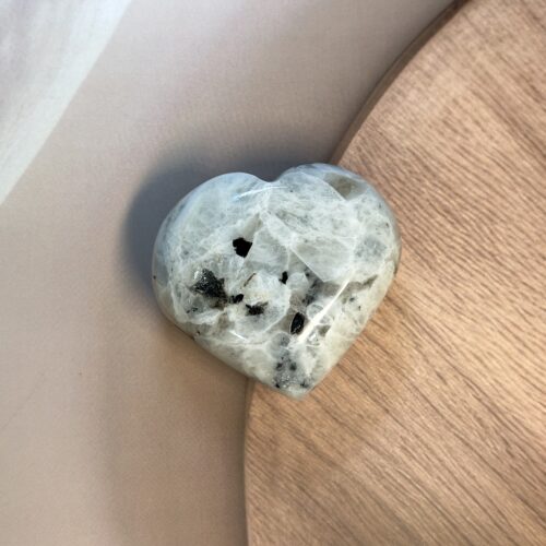 Rainbow Moonstone Heart