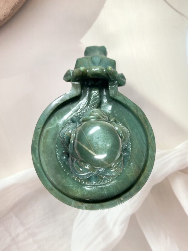 IMG_0031 Green Jade Shiv Nandi Shivling