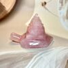 Rose Quartz Shree Yantra Tortoise 349 GM