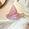 Rose Quartz Shree Yantra Tortoise 349 GM
