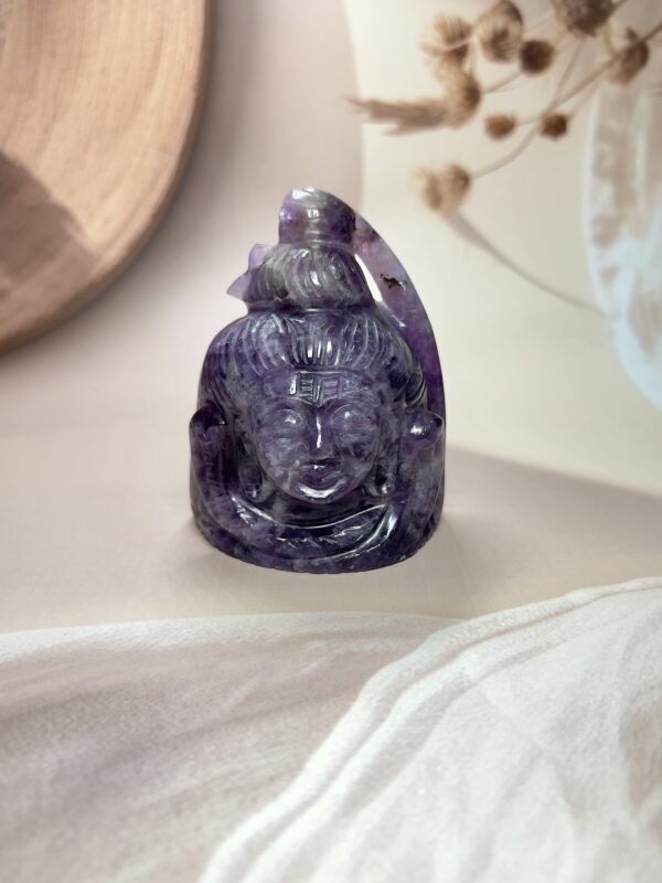 Amethyst Shiva Ji Head 293 GM