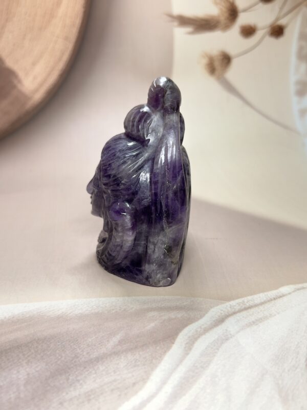 Amethyst Shiva Ji Head 293 GM