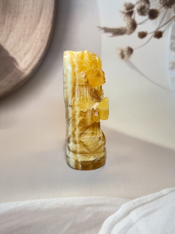 Yellow Calcite Hanuman Ji